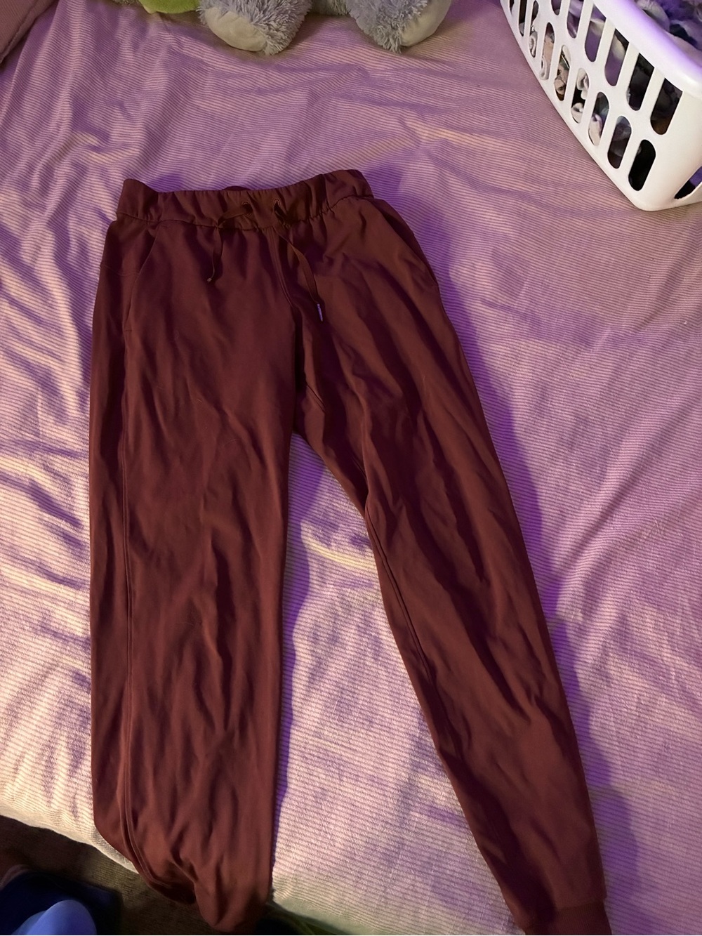 lululemon athletica Maroon Track Joggers